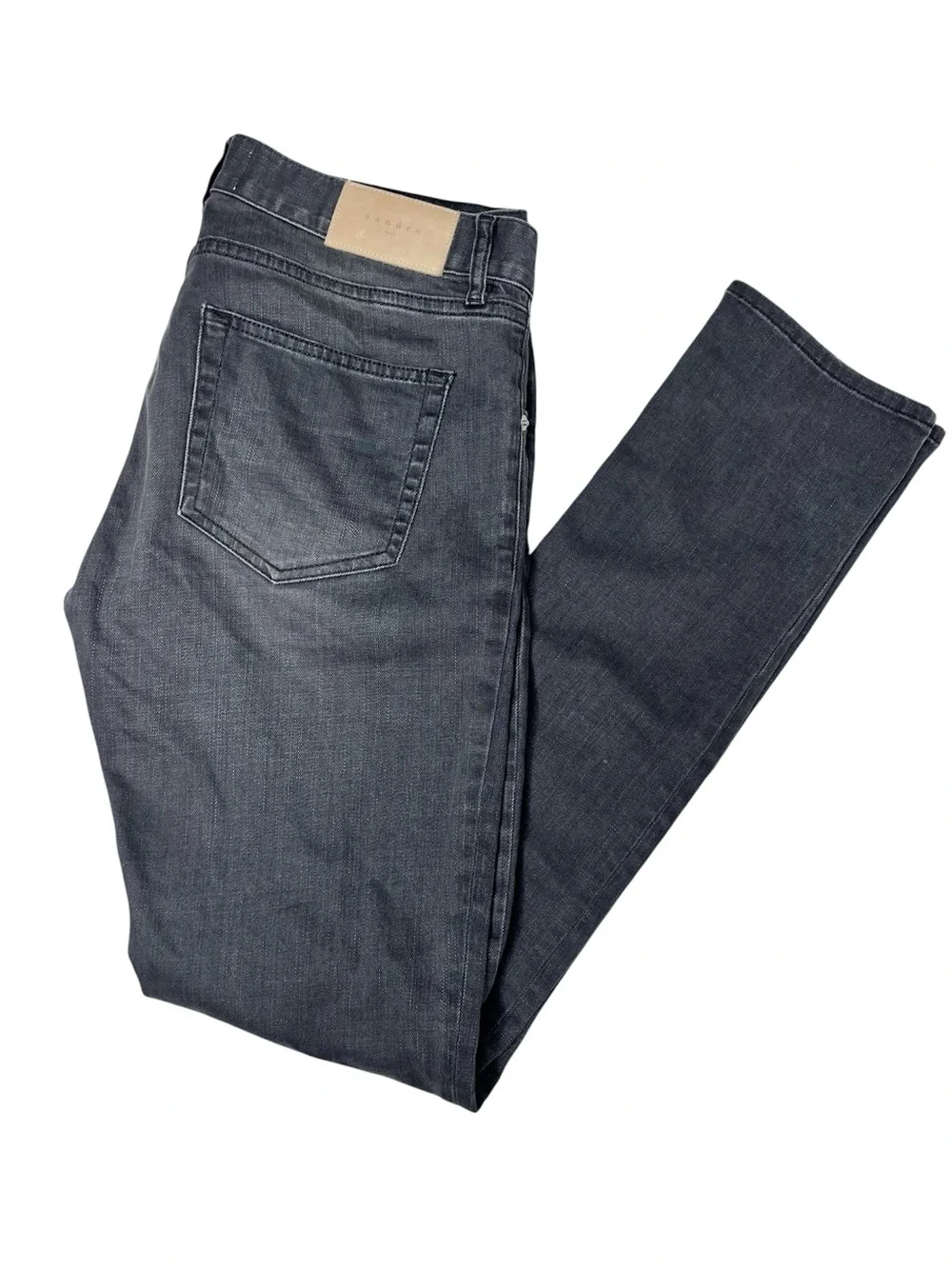 SANDRO Paris Charcoal Gray Skinny Jeans Size 32 Men’s
